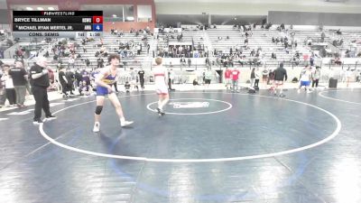 138 lbs Cons. Semis - Bryce Tillman, Reality Sports Wrestling Club vs Michael Ryan Mertel Jr., Ascend Wrestling Academy