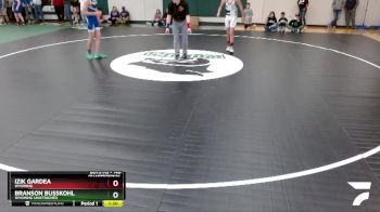 140 lbs Quarterfinal - Izik Gardea, Wyoming vs Branson Busskohl, Wyoming Unattached