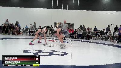 119 lbs Round 4 - Brody Mayfield, Steller Trained vs Ryan Osolin, Ohio Gold