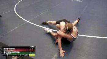 133 lbs Cons. Round 4 - Evan Potter, Southern Oregon vs 2 Matt Robertson, St. Ambrose