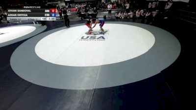 138 lbs Jovani Sandoval, SAWA - Sacramento Area Wrestling Association vs Aedan Ortega, KTWA-Kings-Tulare Wrestling Association