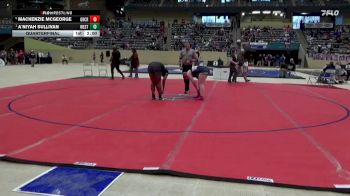 185 lbs Quarterfinal - A`Niyah Sullivan, Western vs Mackenzie McGeorge, Great Crossing