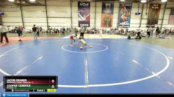 56 lbs Rd# 3 12:00pm Friday - Jacob Graber, Minnesota Funky Singlets vs Cooper Cerefice, PA Blue