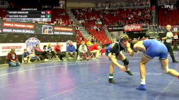 2A-165 lbs Cons. Round 5 - Ryker Dengler, West Liberty vs Olyver Fuller, Camanche