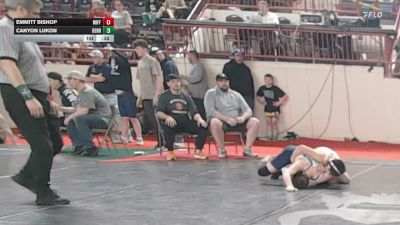 105_B lbs Consi Of 8 #2 - Emmitt Bishop, Mifflin County vs Canyon Lukon, Derry Area