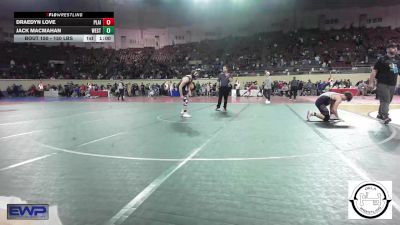 150 lbs Consi Of 32 #1 - Draedyn Love, Plainview JH vs Jack MacMahan, Westmoore Wresting