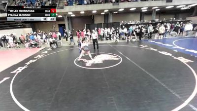 145 lbs Champ. Round 3 - Rylee Hernandez, Unattached vs Tyanna Jackson, Unattached