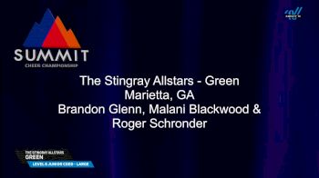 The Stingray Allstars - Marietta - Green [2025 L6 Junior Coed - Large Semis] 2025 The Summit
