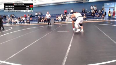 285 lbs 1st Place Match - Cade Whish, Colorado School Of Mines vs Cito Tuttle, Rochester Community & Tech. College