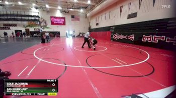 132-138 lbs Round 3 - Cole Jacobsen, Ralston Valley vs Sam Burkhart, Rock Canyon