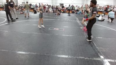84 lbs Round 2 (4 Team) - Hallie Burgess, Level Up Wrestling Center vs Makenna McMahon, AR-15