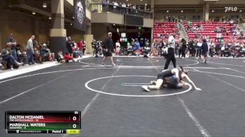 95 lbs Round 1 (6 Team) - Dalton McDaniel, The Untouchables vs Marshall Waters, $nowmen