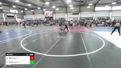 46 lbs Rr Rnd 1 - Weston Molinaro, Rising Sun WC vs Conor Yoshimura, Cal-Grapplers