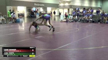 152 lbs Round 1 (6 Team) - Cori Tonte, Franklin Black vs Zane Skinner, Indiana Smackdown White