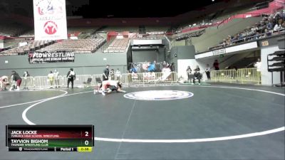 150 lbs Cons. Round 2 - Jack Locke, Turlock High School Wrestling vs Tayvion Bighom, Thunder Wrestling Club