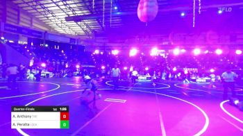 64 lbs Quarterfinal - Adalynn Anthony, The Clique vs Anaiah Peralta, Lockjaw WC