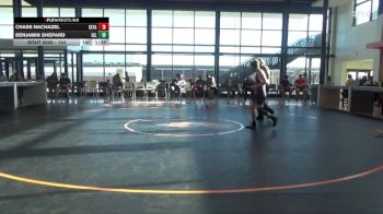 144 lbs Quarterfinal - Chase Nachazel, Cedar Falls vs Benjamin Shepard, Iowa City, Liberty