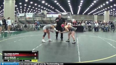 136 lbs Round 1 (16 Team) - Ellyana Kuzma, Indiana Tech vs Skye Realin, Central Methodist