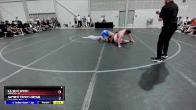 215 lbs Semis & 3rd Wb (16 Team) - Kaison Smith, Oregon vs Jayden Tadeo-Gosal, California Red