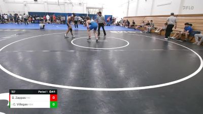 157 lbs Cons. Round 4 - Chris Villegas, Rancho Bernardo WC vs Daniel Zappas, Palo Alto Elite