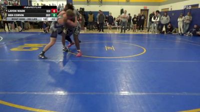 250 lbs Consy 5 - LaVon Wade, Kiski Area vs Ben Corvin, Southmoreland