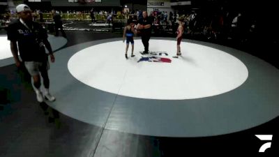 96 lbs Quarters - Masao Parsons vs Caleb Delfin, Lion Of Judah Wrestling Academy