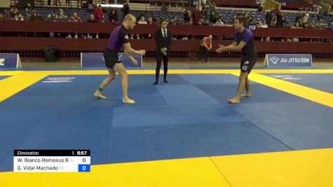 Winter Bianco Remeeus Breget vs Gustavo Vidal Machado 2024 Pan IBJJF Jiu-Jitsu No-Gi Championship