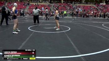 136 lbs Quarterfinal - Jazlyn Espino, Nebraska Wrestling Academy vs Kamryn Bourbon, Nixa Wrestling