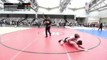 128-I lbs Quarterfinal - Evan Closterman, Yale Street vs Luke Frankovits, Buxton Atc