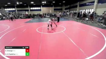 80 lbs Consi Of 4 - Kemrie Grange, Ridgeline vs Sophie Kula-Faalafua, Pride Wrestling