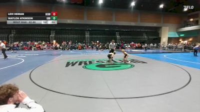 62-66 lbs Round 1 - Levi Heinan, Douglas County Grapplers WC vs Waylon Atkinson, Gold Rush Wrestling