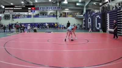 138 lbs Champ. Round 1 - Gretchen Marriott, William Woods vs Zoe Fries, Missouri Baptist University