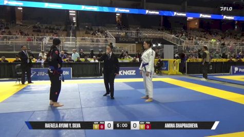 Amina Shaprasheva vs Rafaela Ayumi Y. Silva 2025 Pan Jiu Jitsu IBJJF Championship
