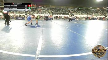 Semifinal - Cooper Puckett, Choctaw Ironman Youth Wrestling vs Major Doonkeen, Standfast