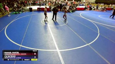 126 lbs Semifinal - Manuel Martir, Community Youth Center - Concord Campus Wrestling vs Caleb Rivas, Wright Wrestling Academy