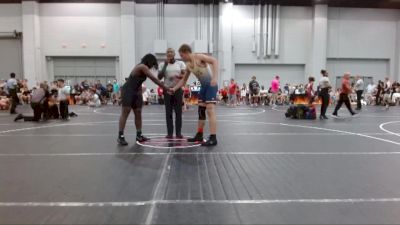 168 lbs Champ. Round 1 - Kavius Askins, MBCRD Youth Wrestling Club vs Raysean Torrence, Mallard Creek Wrestling Club