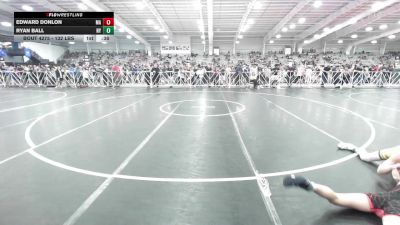 132 lbs Consi Of 64 #2 - Edward Donlon, MA vs Ryan Ball, NY