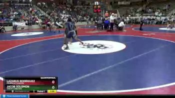 4A 126 lbs Quarterfinal - Lazarus Rodriguez, Maumelle Charter vs Jacob Solomon, Shiloh Christian