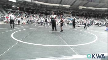 83 lbs Consi Of 8 #2 - Charles Smart, Harrah vs Mijo Hart, Pin-King All Stars