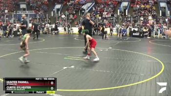 55 lbs Champ. Round 1 - Curtis Sylvester, Marcellus Wildcats vs Hunter Pannill, St Louis WC