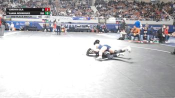 116-D2 3rd Place Match - Jordyn Isla, Somerton High School vs Iliana Rodriguez, Sahuarita