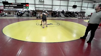 285 lbs Cons. Round 2 - Jake Adams, Juab vs Grady Jacobsen, Juab