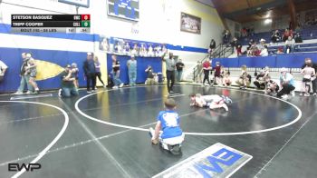 58 lbs Consi Of 4 - Stetson Basquez, Berryhill Wrestling Club vs Tripp Cooper, Collinsville Cardinal Youth Wrestling