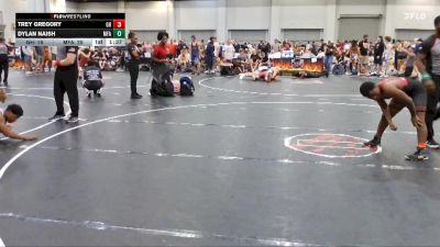 157 lbs Round 5 (6 Team) - Dylan Naish, MF Army vs Trey Gregory, Gamehouse TC