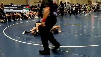 106 lbs Round 2 (6 Team) - Mason Toungette, Spartan WC vs Bryant Early, North Shelby Regulators Blue