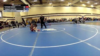 124 lbs Cons. Round 4 - Shelby Clayton, Georgetown College vs Nyvaeh Wendt, Siena Heights University