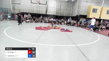 80 lbs Rr Rnd 2 - Colton Strange, Carolina Hammer Squad vs King Hawkins, Mat Assassins Red