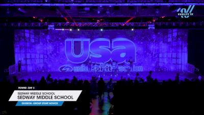 Sedway Middle School - Sedway Middle School [2025 Group Stunt Novice Day 3] 2025 USA Spirit Natl's/Collegiate Champs/Jr. Natl's