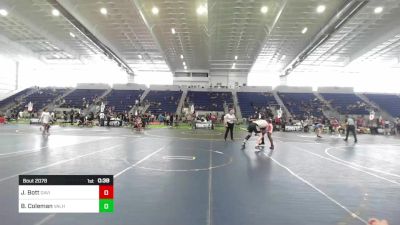 215 lbs 2nd Place - Jake Bott, Davis High School vs Braudrick Coleman, Valhalla