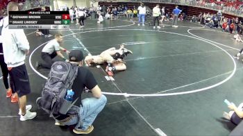 105 lbs Cons. Round 2 - Drake Lindsey, Weeping Water Wrestling Club vs Giovanni Brown, Nebraska Elite Wrestling Club